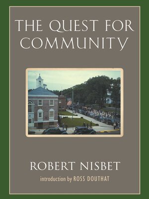 cover image of The Quest for Community